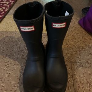 short adjustable back hunter boots
